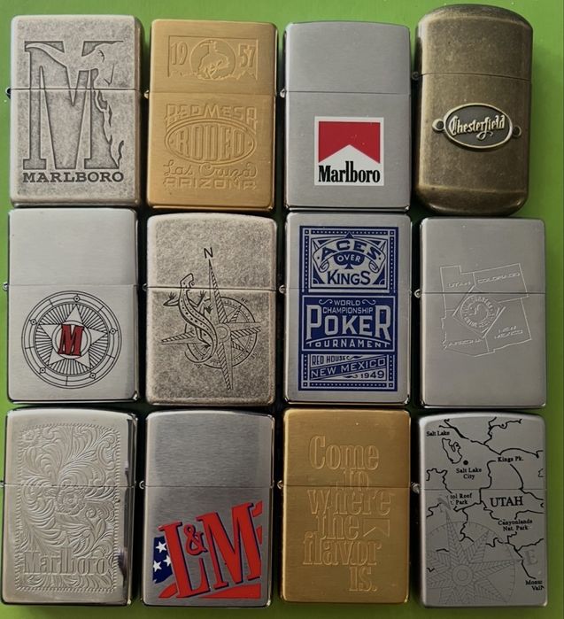 Зажигалки ZIPPO оригинальные, новые, лимитированная коллекция Marlboro