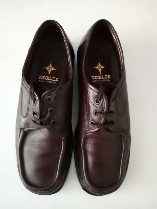 Официални мъжки обувки естествена кожа и португалски обувки REGILDE