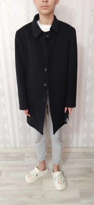 Продается бу пальто мужское размер 48