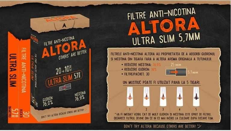 Filtre anti-nicotina Altora Regular (8 mm)