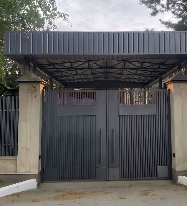 Автонавесы откатные Ворота