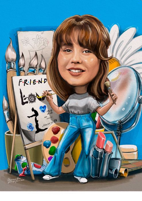 Ръчно рисувани  шаржове Disasterart