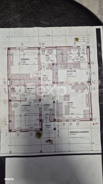 Teren 445 cu fundatie de casa mare + o Casuta locuibila moderna de 2 c