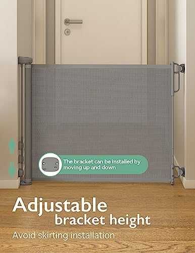 Нова Безопасна прибираща се врата за бебета, кучета /стълбища коридор