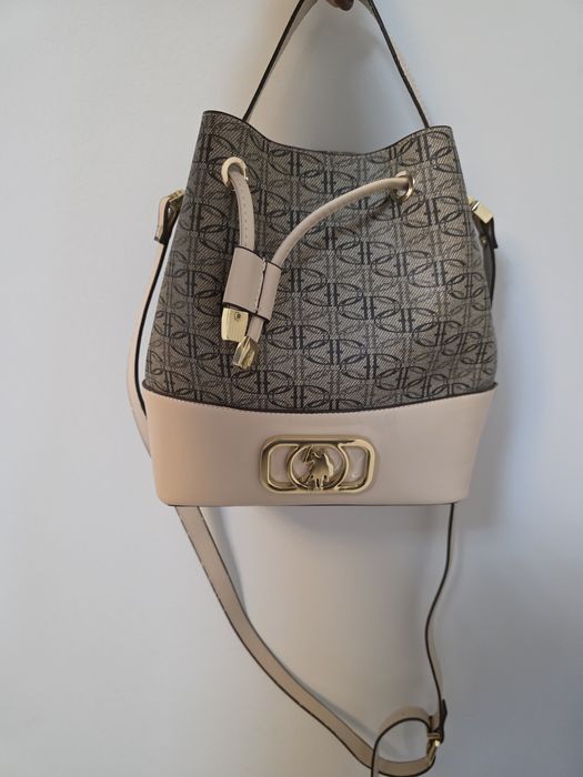 U.S. Polo Assn. Дамска чанта  в бежово