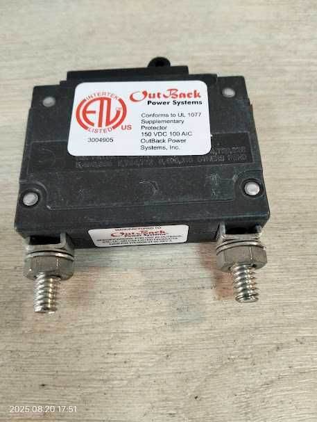 Прерыватель-автомат 60 А, пр-во Outback Power Systems (USA)
