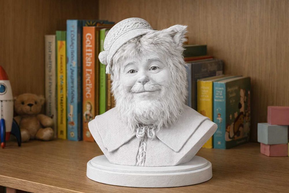 Veronica, Motanul Dănilă și Zâna — statuete personaje de poveste