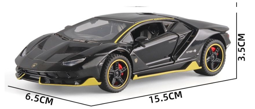 Гоночная Lamborghini, металлическая, игрушка для детей