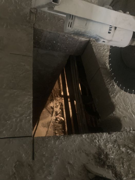 Резко плиты перекрытия бетон, асфалть