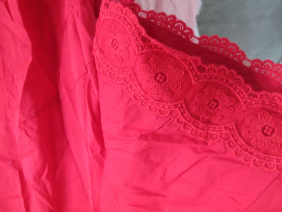 bluza rosie  bumbac dame L