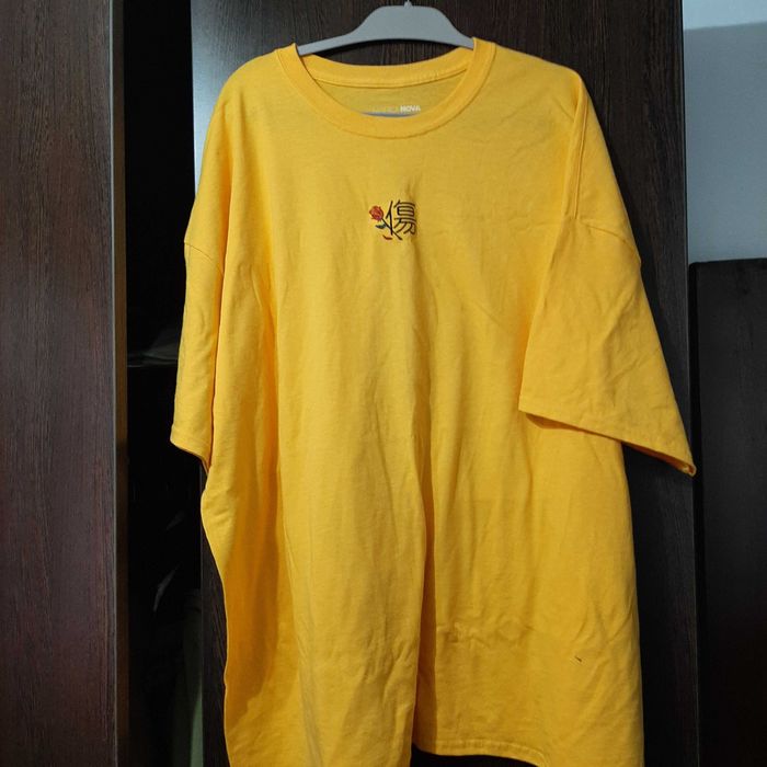 Tricou bumbac FashionNOVA barbati galben - 3XL