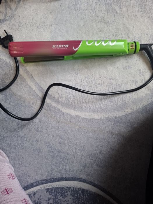 Преса за коса, подходяща за изправяне и къдрици