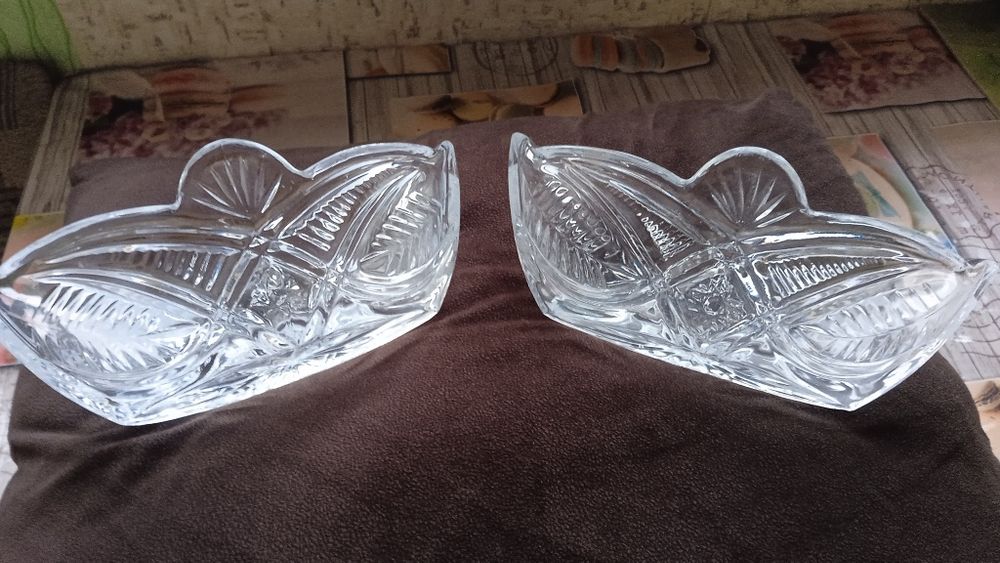 Вазочки- салатницы хрустальные
