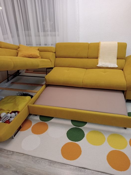 Vând pat colțar folosit in stare foarte bună