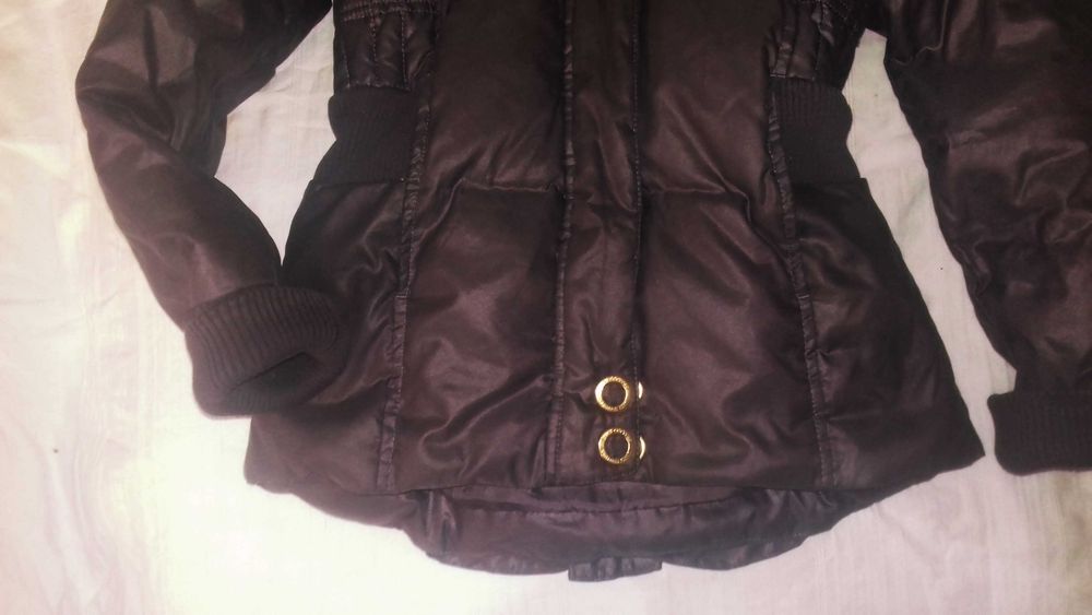Geaca cu puf originala JUICY COUTURE, mar XS și S, foarte frumoasa, calitativa