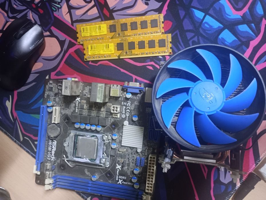 Сборка процессора мать озу