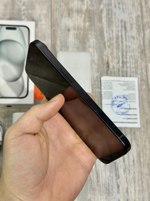 Iphone 15 128 GB - 100 % Battery Health Black Отличен