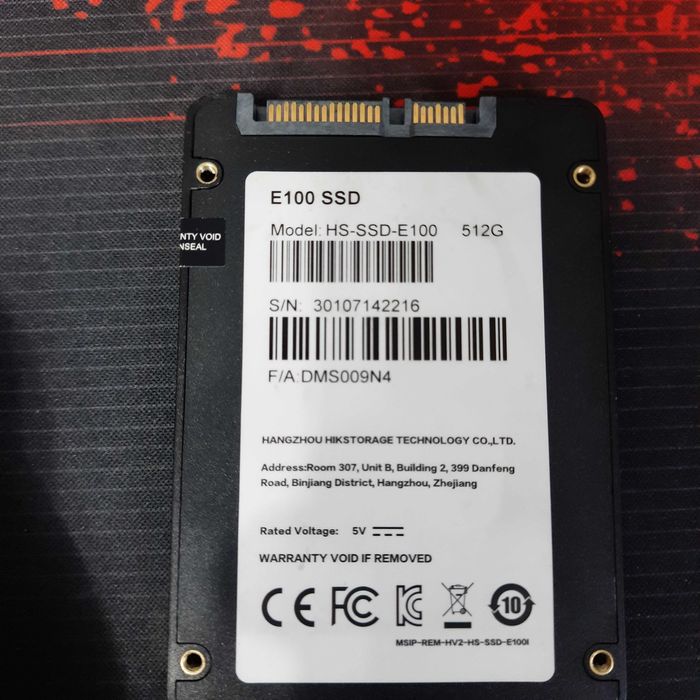 Продам ссд hikvision 512gb