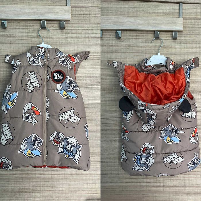 Грейка/елек с качулка ( може да се маха ) размер 98