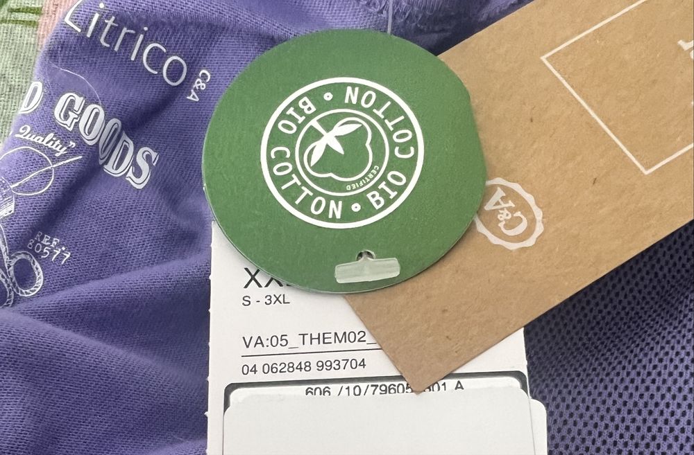 Maieu vara barbati C&A BioCotton XXL