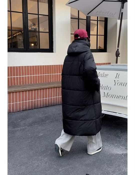 Модная оверсайз куртка зимняя