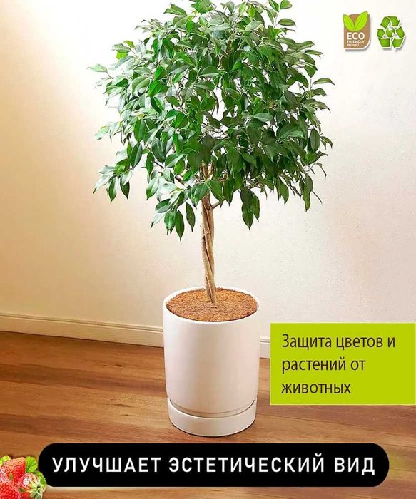 Кокосовые мульчирующие диски, приствольные круги