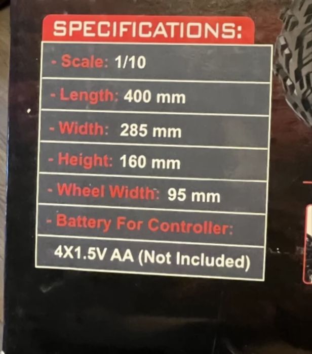 RC количка Hosim ZENO X16 1:10 безчеткова, 4x4, Off Road