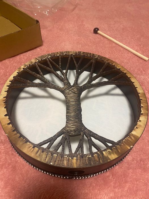 Пееща Тибетска купа , камертони, барабан шамана, за релакс и медитация