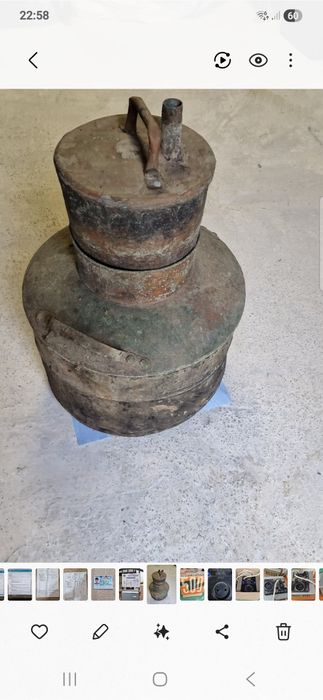 Cazan cupru tuica 7 galeti