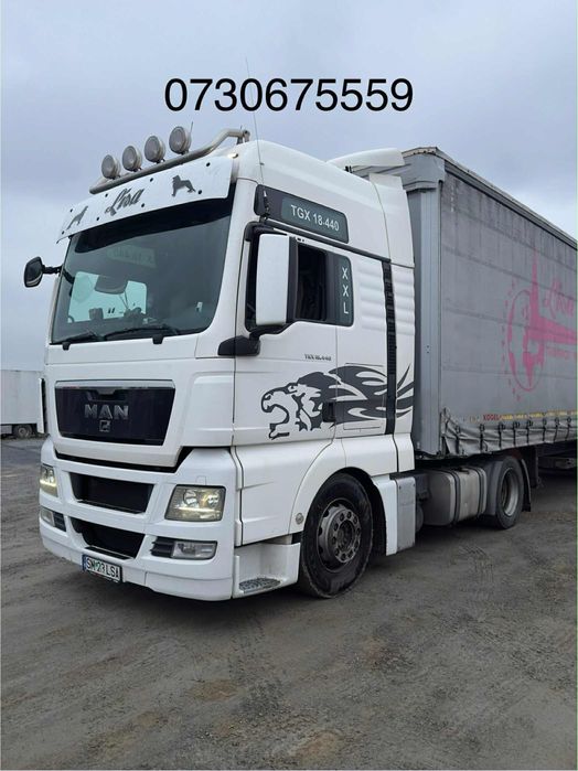 Trei MAN TGX Mega TAHOGRAF NOU 480/440 E5/EEV automate retarder