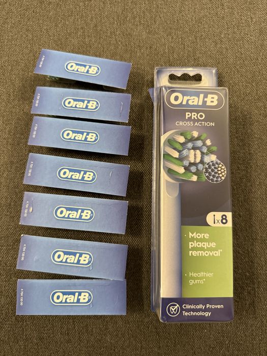 Rezerve periuță electrică Oral-B Pro Cross Action – 7 buc noi