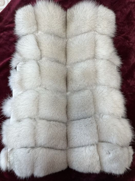 Vesta din blana de vulpe