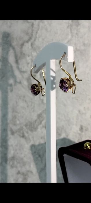 Советские детские серьги 583 пробы