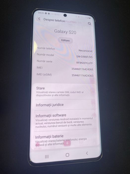 Samsung S20 5G 128Gb ID-XXL3282