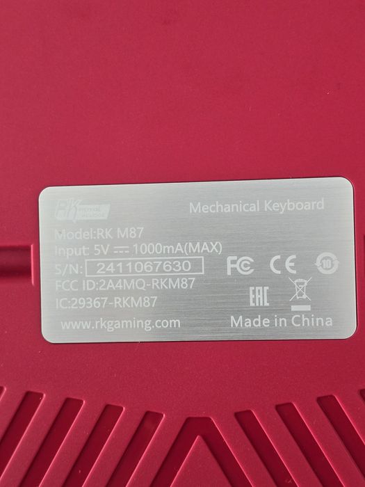 Tastatura mecanica gaming Royal Kludge M87 wireless
