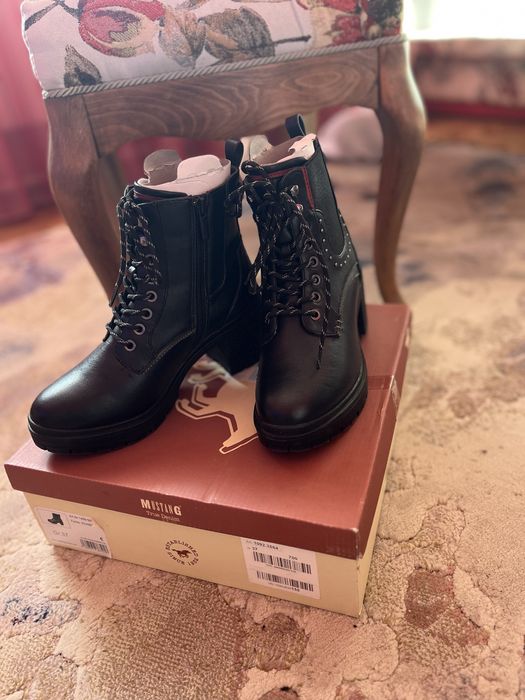 Зимни боти Mustang - естествена кожа 37 номер