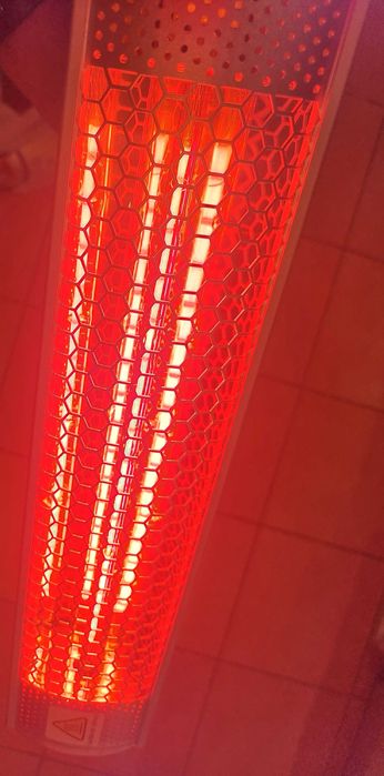 Incalzitor terasa electric infrarosu VORTEX VO4241, 2000W, aluminiu