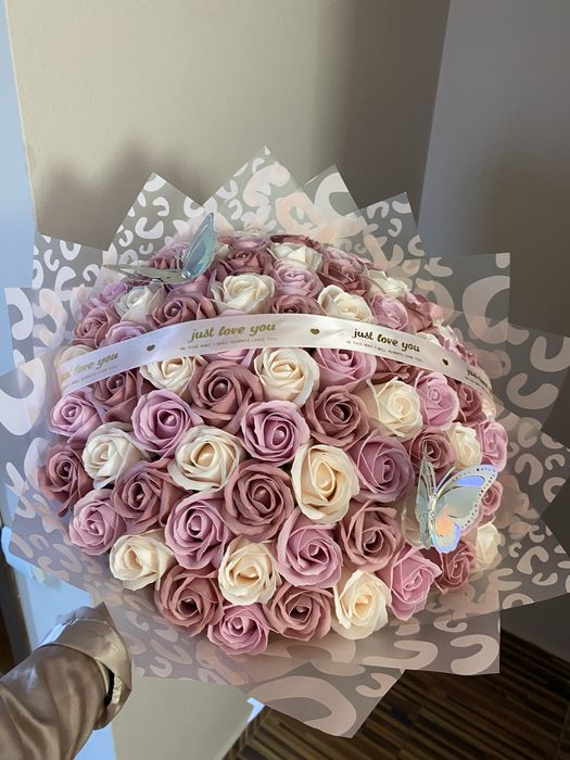 Buchete din trandafiri de sapun