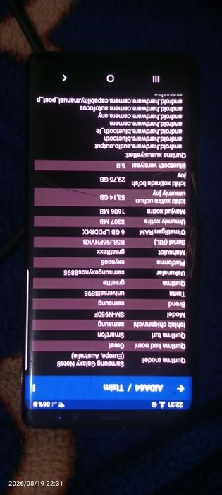 Samsung note 8 ruchkasi bor ishlaydi