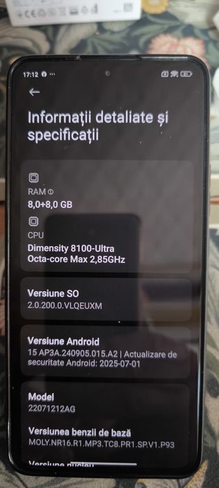 Xiaomi 12t stare bună.