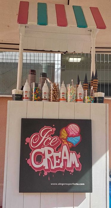 Ice cream bar toneta cu inghetata