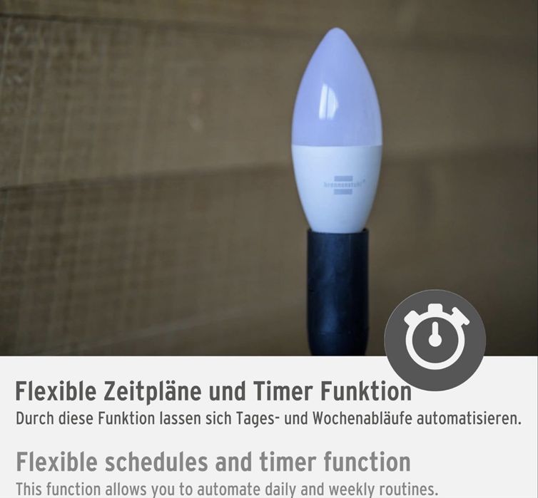 Bec LED Brennenstuhl Connect WLAN SB 400 E14