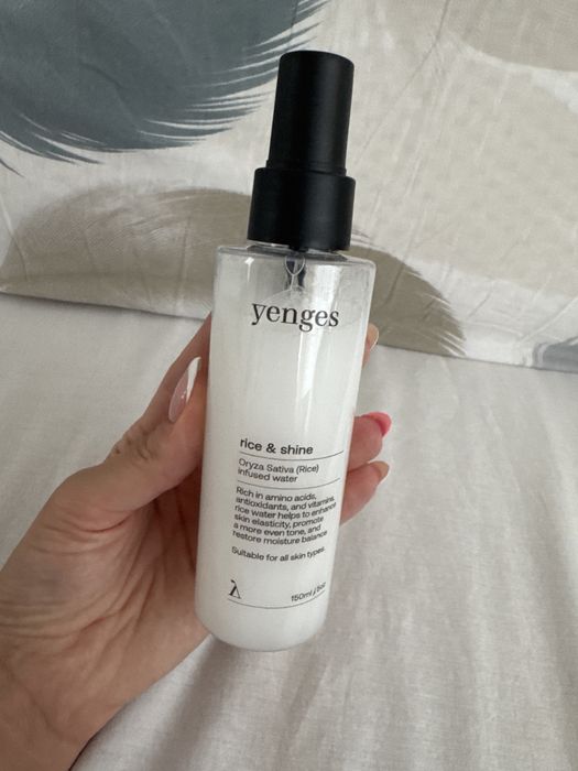 Нова козметика Yenges Body Splash Tropical and Rice and shine Toner
