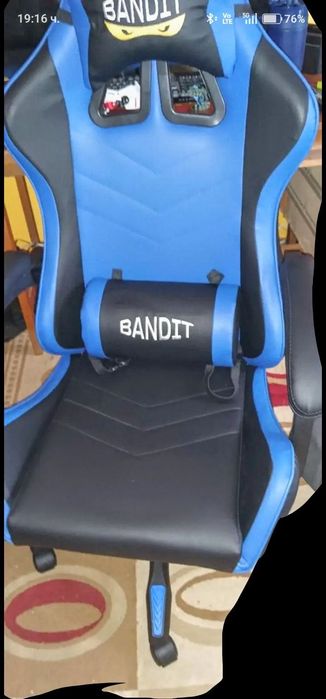 BANDIT BLUE THUNDER: Офис, Геймърски стол