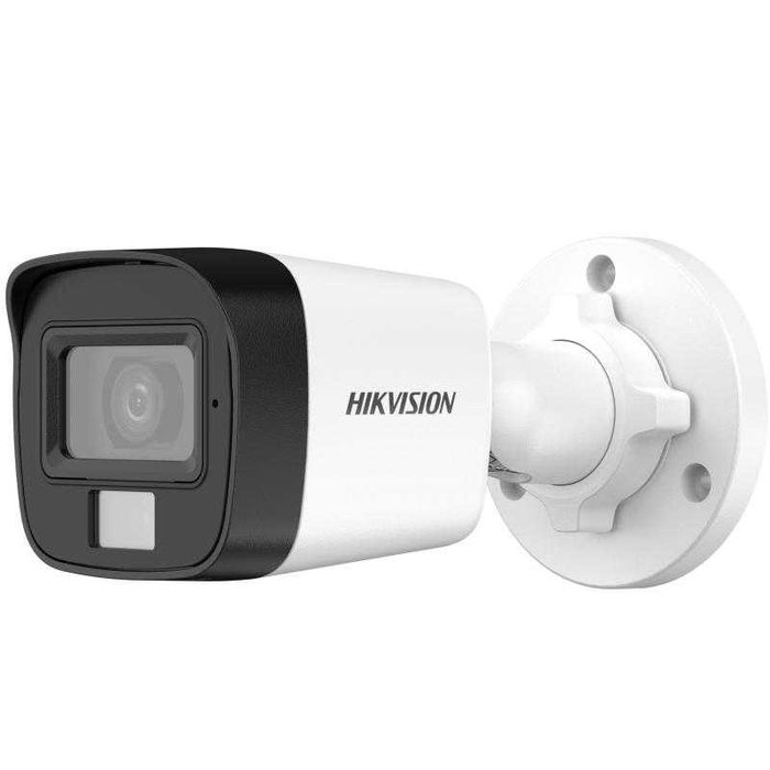 6в1 AHD HD-CVI HD-TVI Hivision DS-2CE16K0T-LPFS 5MP 3K Smart FSI Водоустойчива Камера с Микрофон 5 Mегапикселовa 3K ColorVu TVI 16:9 Супер Цвят Нощем