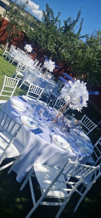 De închiriat pavilioane, scaune,mese,vesela completă, orice eveniment