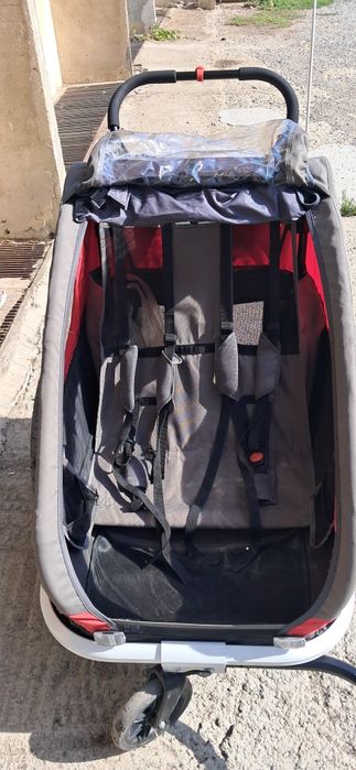 Продавам велосипедно ремарке / детска количка Hamax Traveller за 2 деца