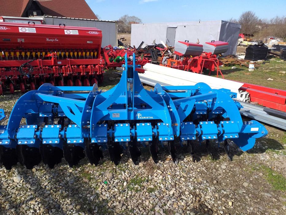 Disc greu, Grapa cu discuri 3-4m, Disc agricol purtat