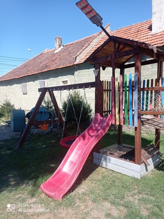 Căsuța și leagăn jungle gym