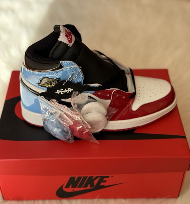 Air Jordan 1 Retro High Fearless UNC Full Box Verificare Colet 35,5-45